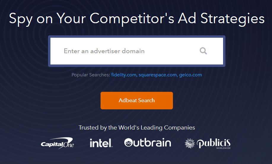 Adbeats help you get insights about your competitors ad spend. 