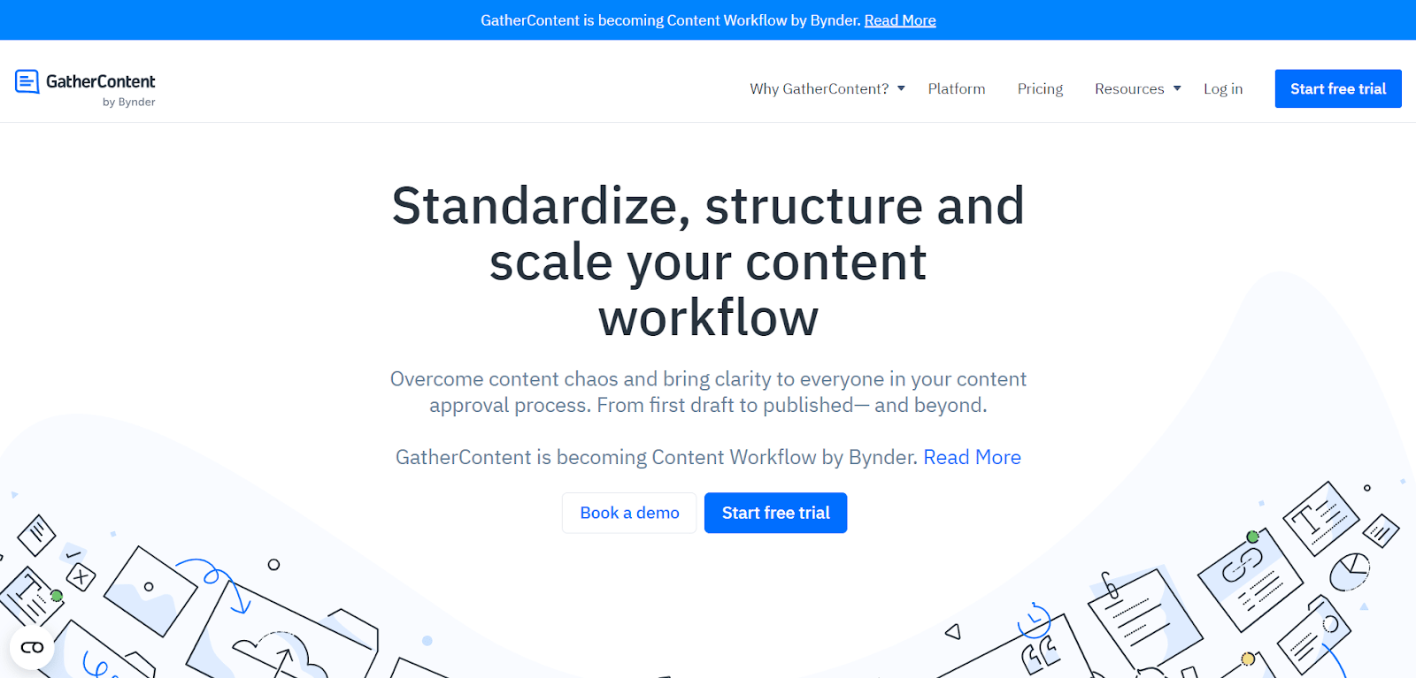 GatherContent- A tool for planning content